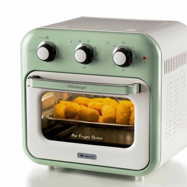 Fritadeira Air Fryer Oven Ariete Vintage 4632 Verde 16L 1200W