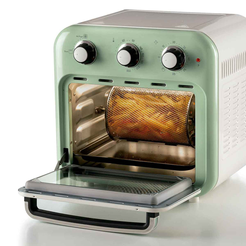 Fritadeira Air Fryer Oven Ariete Vintage 4632 Verde 16L 1200W